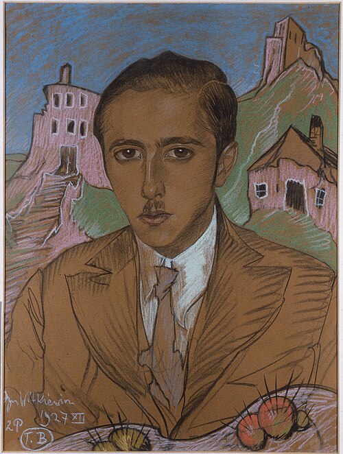 Portrait of Jan Nawrocki, 1927, Stanisław Ignacy Witkiewicz