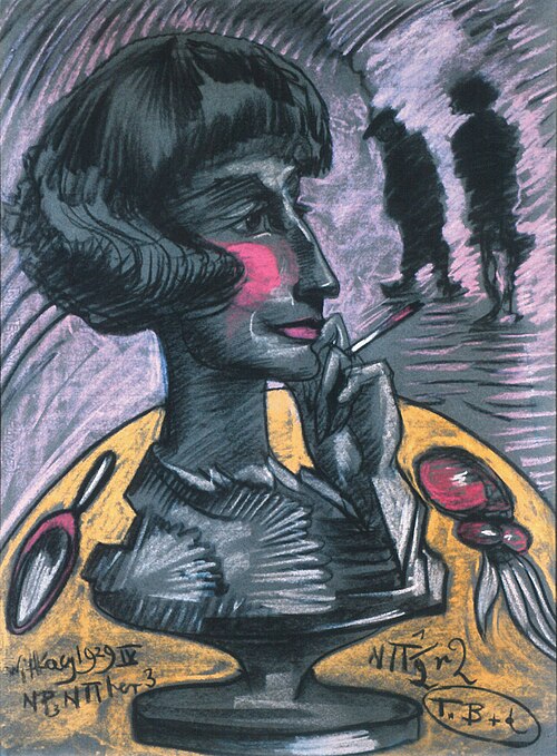 Portrait of Maria Nawrocka, 1929, Stanisław Ignacy Witkiewicz