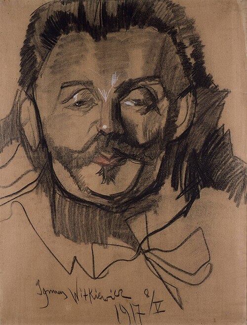 Portrait of a man, 1917, Stanisław Ignacy Witkiewicz