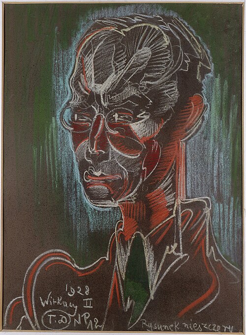 Portrait of Teodor Białynicki-Birula, 1928, Stanisław Ignacy Witkiewicz
