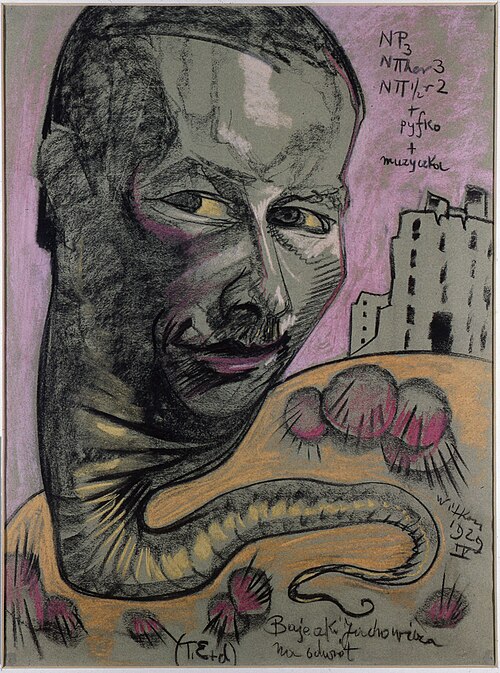 Portrait of Włodzimierz Nawrocki, 1929, Stanisław Ignacy Witkiewicz