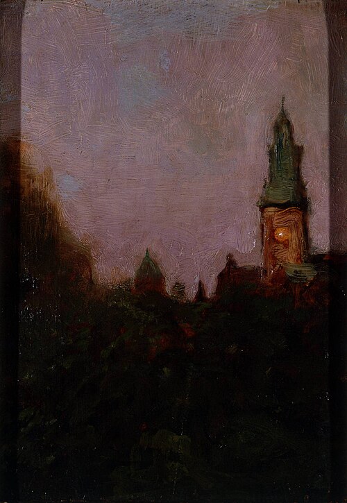 View of the Wawel Castle, 1906, Stanisław Ignacy Witkiewicz