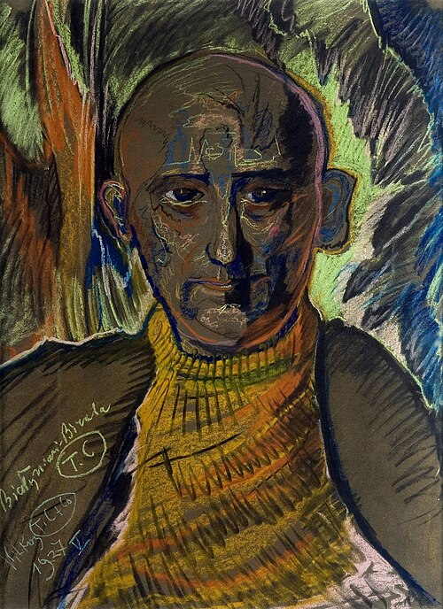 Portrait of Marceli Staroniewicz, 1927, Stanisław Ignacy Witkiewicz