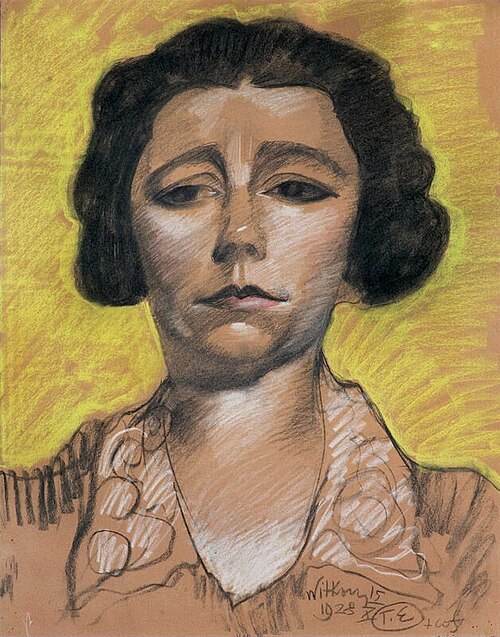Portrait of Jadwiga Pulichowa, née Fedorowicz, 1928, Stanisław Ignacy Witkiewicz