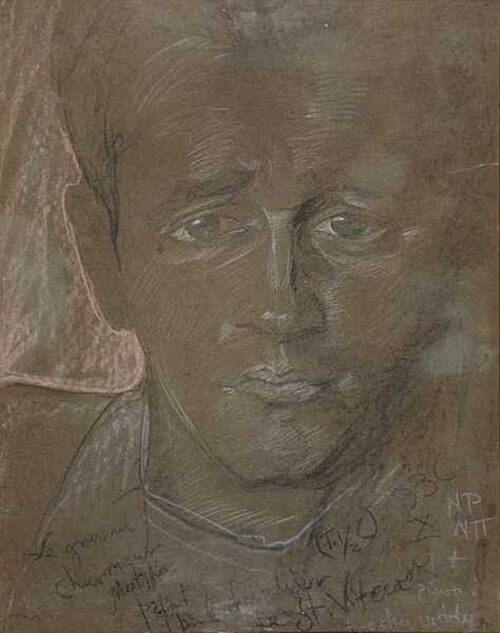 Portrait of Stanisław Motyka, 1936, Stanisław Ignacy Witkiewicz