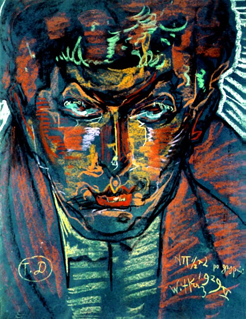 Male Portrait, 1929, Stanisław Ignacy Witkiewicz