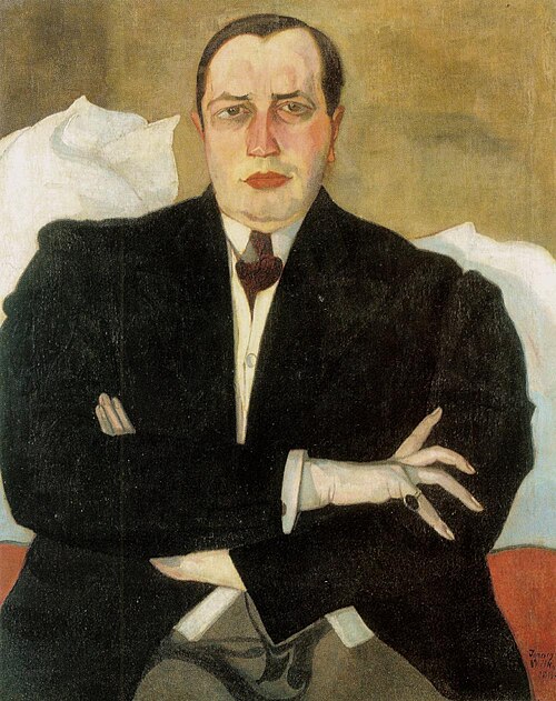 Portrait of Professor Leon Chwistek, 1913, Stanisław Ignacy Witkiewicz