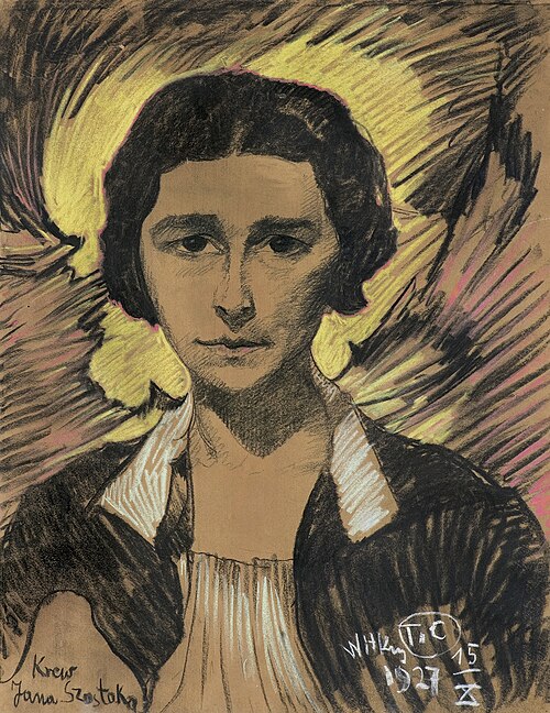 Portrait of Jadwiga Pulichowa, née Fedorowicz, 1927, Stanisław Ignacy Witkiewicz