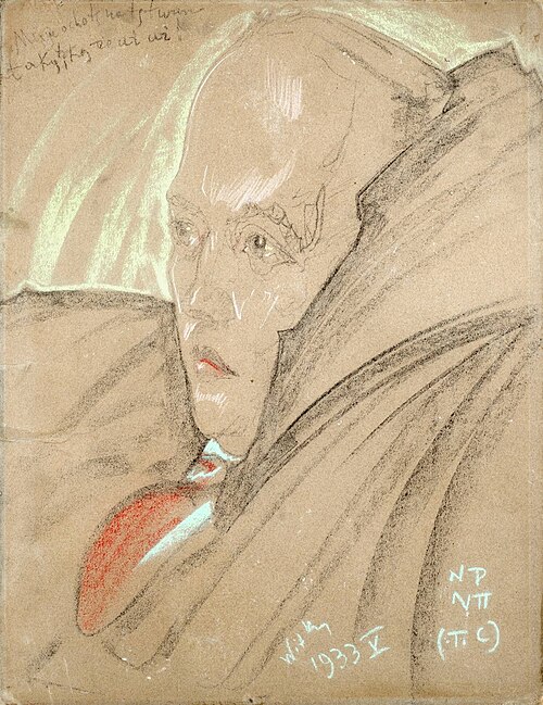 Portrait of the pianist Gorecki, 1933, Stanisław Ignacy Witkiewicz