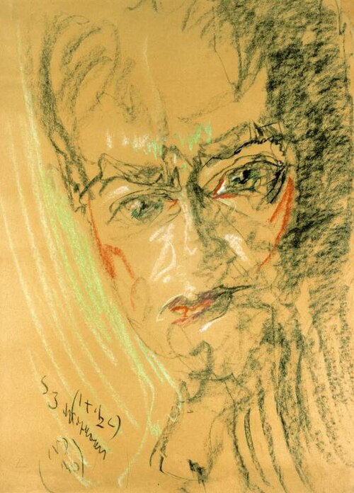 Portrait of Jan Leszczyński, 1930, Stanisław Ignacy Witkiewicz