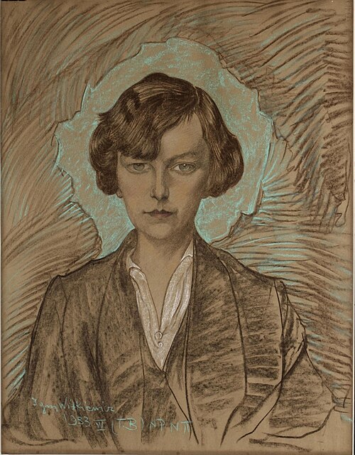 Portrait of Janina Bastgen, 1933, Stanisław Ignacy Witkiewicz