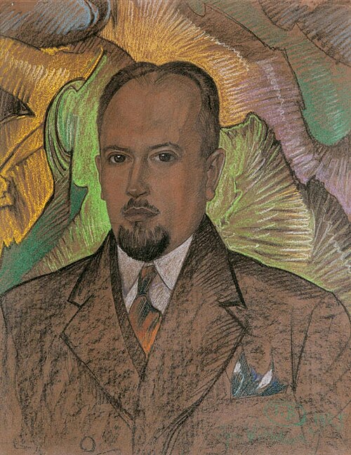 Portrait of a doctor from Krakow, 1925, Stanisław Ignacy Witkiewicz