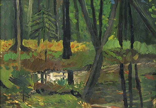 Inside of a forest, 1892, Stanisław Ignacy Witkiewicz
