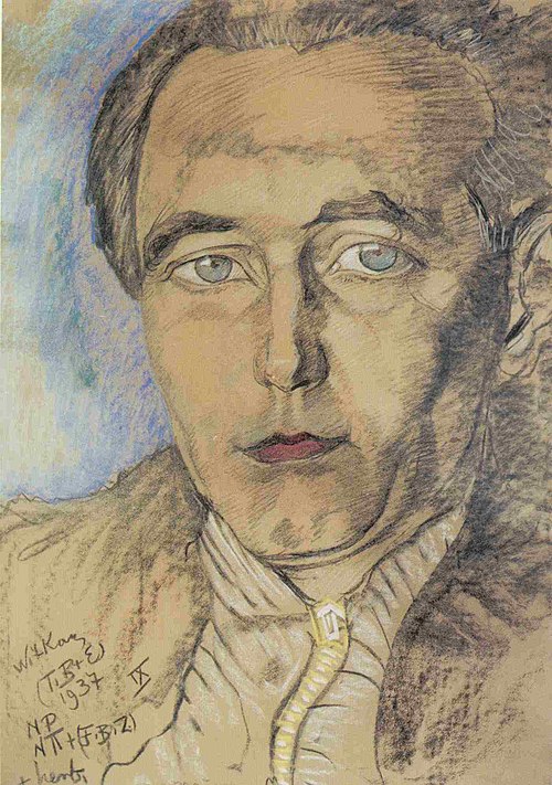 Portrait of Roman Ingarden, 1937, Stanisław Ignacy Witkiewicz