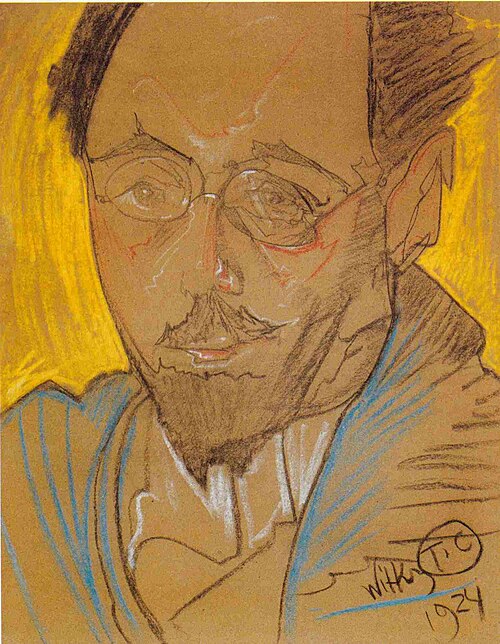 Portrait of Roman Ingarden, 1924, Stanisław Ignacy Witkiewicz