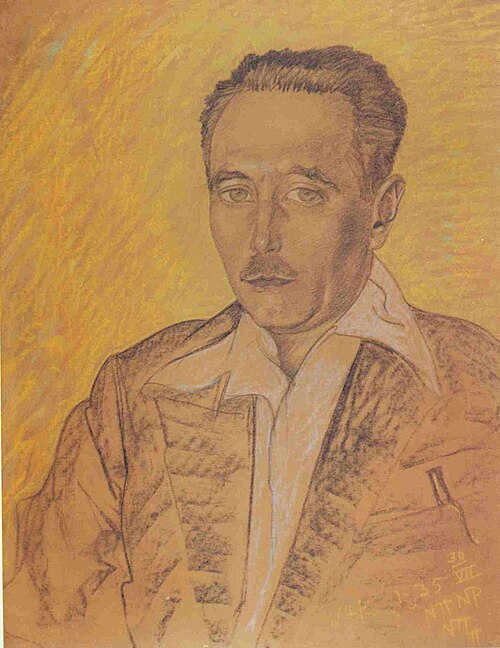 Portrait of Roman Ingarden, 1935, Stanisław Ignacy Witkiewicz