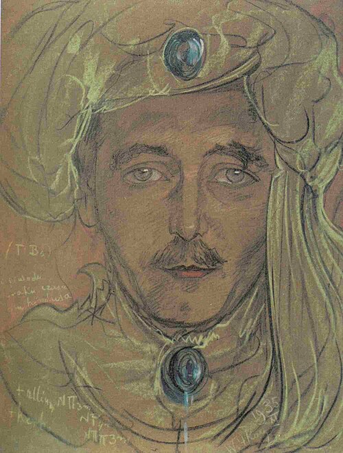 Portrait of Roman Ingarden, 1935, Stanisław Ignacy Witkiewicz