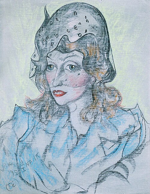 Portrait of Nena Stachurska, 1933, Stanisław Ignacy Witkiewicz