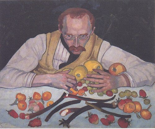 Portrait of Doctor Ignacy Wasserberg, 1910, Stanisław Ignacy Witkiewicz