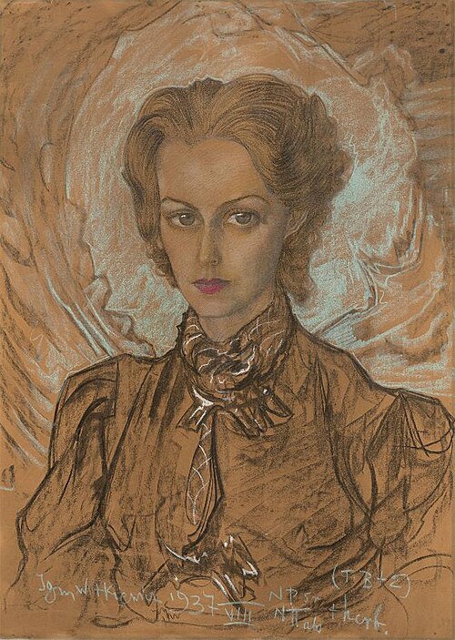 Portrait of Hermina Boreniok, 1937, Stanisław Ignacy Witkiewicz