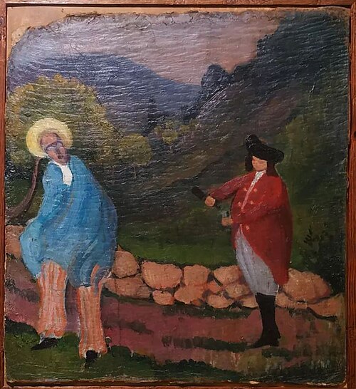 Costume composition in a landscape, 1912, Stanisław Ignacy Witkiewicz