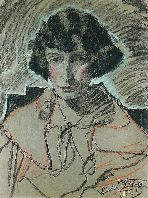 Portrait of Maria Nawrocka, 1927, Stanisław Ignacy Witkiewicz