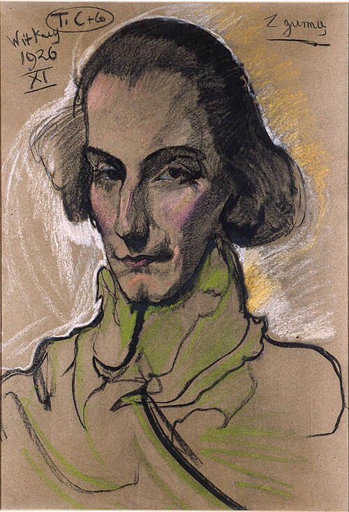 Portrait of Maria Nawrocka, "Richelieu", 1926, Stanisław Ignacy Witkiewicz