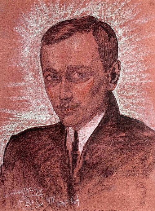 Portrait of Jan Leszczyński, 1929, Stanisław Ignacy Witkiewicz