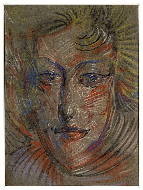 Portrait of Janina Turowska-Leszczyńska, 1933, Stanisław Ignacy Witkiewicz