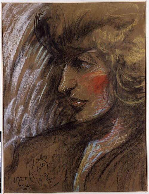 Portrait of Nena Stachurska, 1929, Stanisław Ignacy Witkiewicz