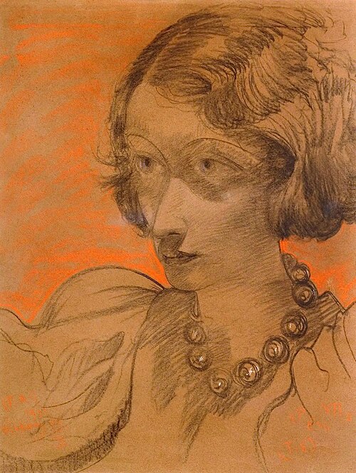 Portrait of Janina Turowska-Leszczyńska, 1931, Stanisław Ignacy Witkiewicz