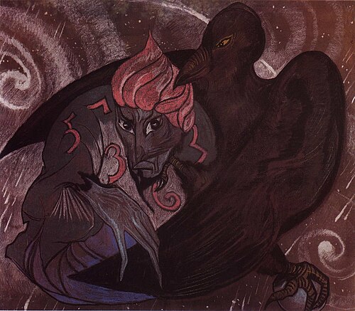 Algorab in the raven, 1918, Stanisław Ignacy Witkiewicz