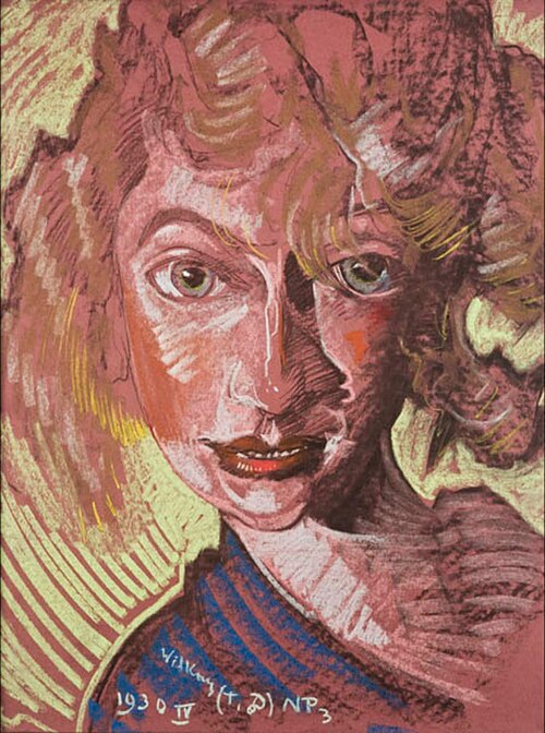 Portrait of Nena Stachurska, 1930, Stanisław Ignacy Witkiewicz