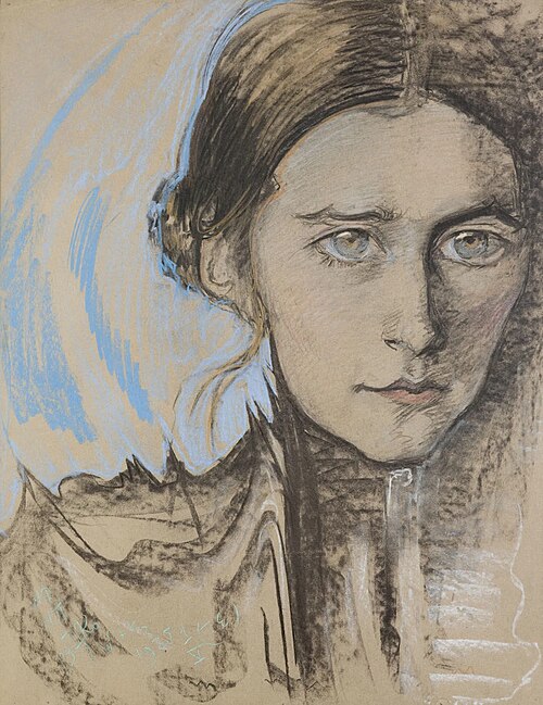 Portrait of Krystyna Głogowska, May portrait, 1935, Stanisław Ignacy Witkiewicz