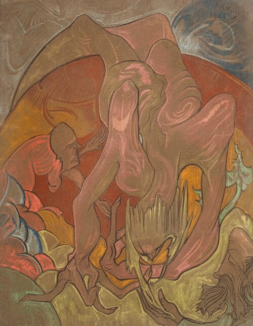 Composition, 1921, Stanisław Ignacy Witkiewicz