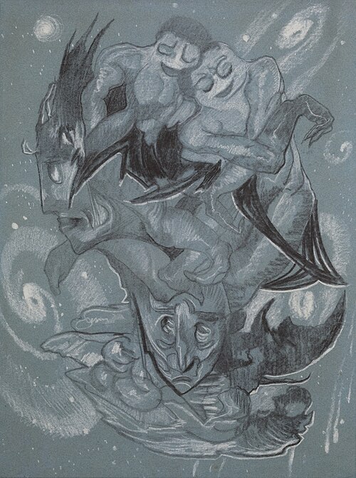 Castor and Pollux (Gemini), 1918, Stanisław Ignacy Witkiewicz