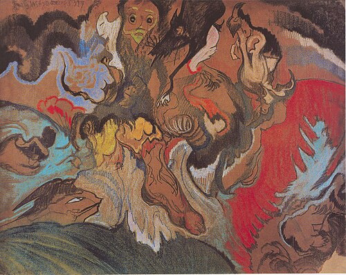 Fantastic vision, 1917, Stanisław Ignacy Witkiewicz