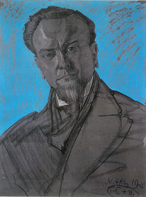 Portrait of Teofil Trzciński (I), 1920, Stanisław Ignacy Witkiewicz
