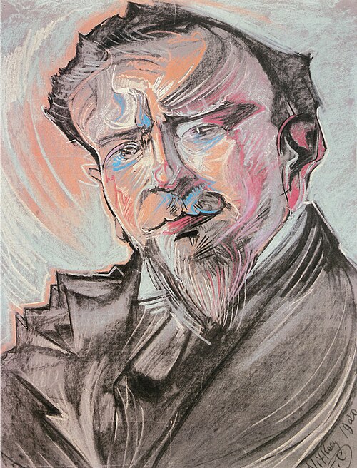 Portrait of Teofil Trzciński (II), 1920, Stanisław Ignacy Witkiewicz