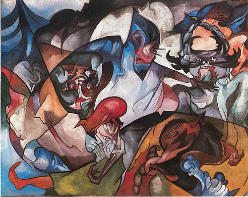 Composition, 1922, Stanisław Ignacy Witkiewicz