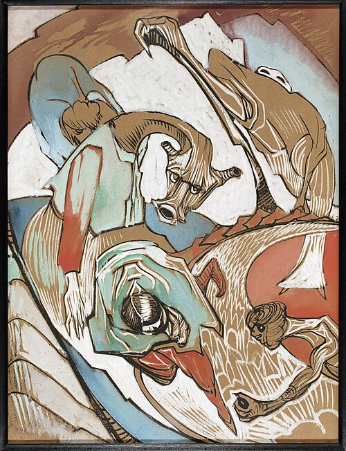 Fantastic composition, 1923, Stanisław Ignacy Witkiewicz