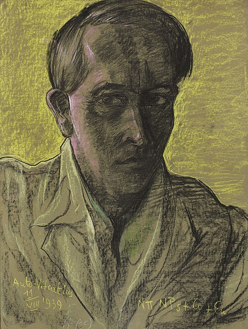 Autoportrait, 1939, Stanisław Ignacy Witkiewicz