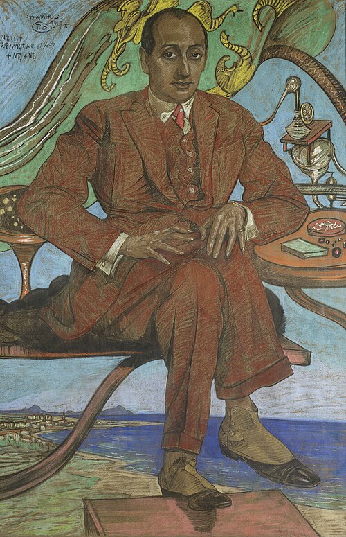 Portrait of Leon Reynel, 1927, Stanisław Ignacy Witkiewicz