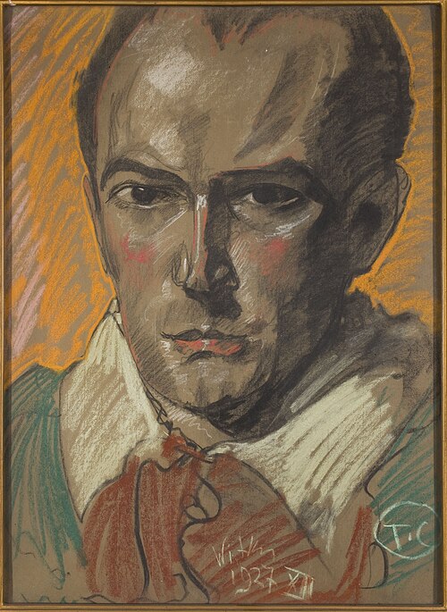 Portrait of Father Jan Humpola, 1927, Stanisław Ignacy Witkiewicz