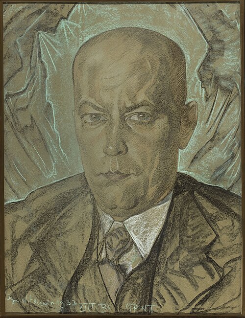 Portrait of Włodzimierz Kotwicz-Gilewski, 1933, Stanisław Ignacy Witkiewicz