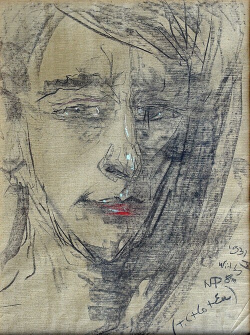 Autoportrait, 1931, Stanisław Ignacy Witkiewicz