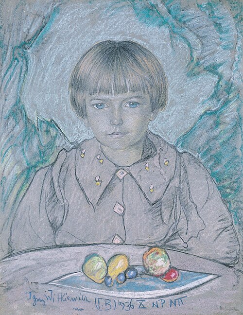 Portrait of Ewa Jasińska, 1936, Stanisław Ignacy Witkiewicz