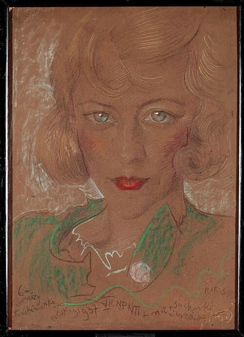 Portrait of Hanna Lorek, 1937, Stanisław Ignacy Witkiewicz