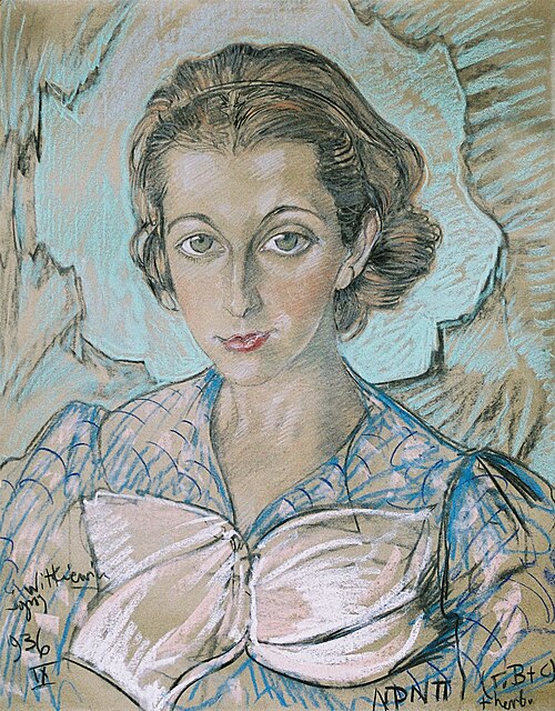 Portrait of Irmina Zborowska, 1936, Stanisław Ignacy Witkiewicz
