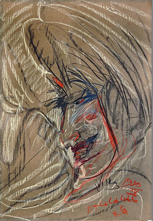 Portrait of Janina Turowska-Leszczyńska, 1930, Stanisław Ignacy Witkiewicz